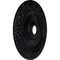 Ekena Millwork Bellona Ceiling Medallion (Fits Canopies up to 3 5/8"), 23 5/8"OD x 3 5/8"ID x 1 1/8"P, Jet Black CM23BEBLF - alternate 2